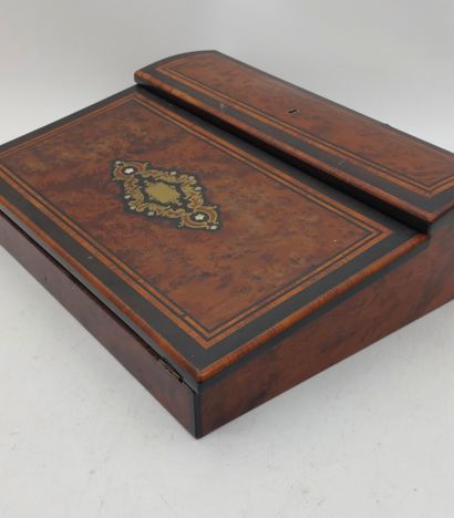 ECRITOIRE in purloined and blackened wood...