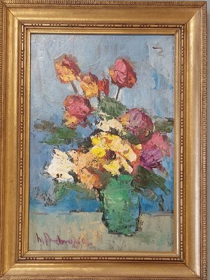 Nicolae AMBROZIE (1931)

Bunch of flowers

Oil...