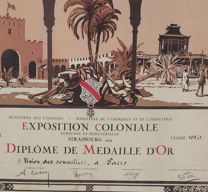 TWO DIPLOMAS

French Protectorate in Morocco...