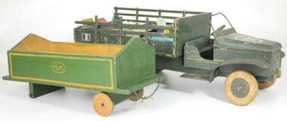JEEP AMERICAINE Jouet Haut: 52 cm Long: 63...