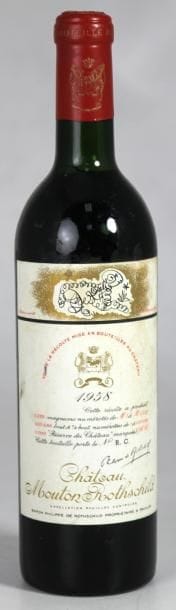 1 Bouteille CHÂTEAU MOUTON ROTHSCHILD 1958...
