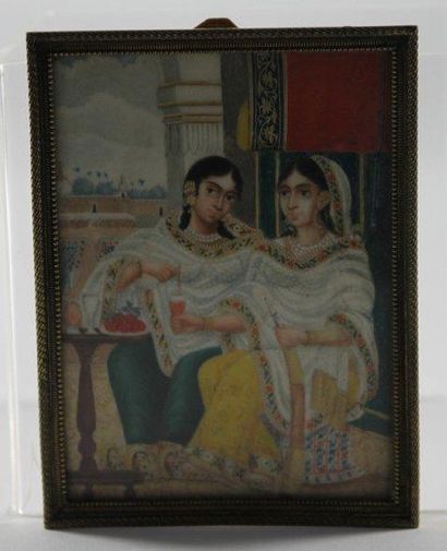 INDE
Miniature rectangulaire représentant...