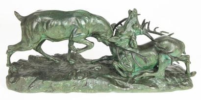 D'après Thomas-François CARTIER (1879-1943)
Combat...