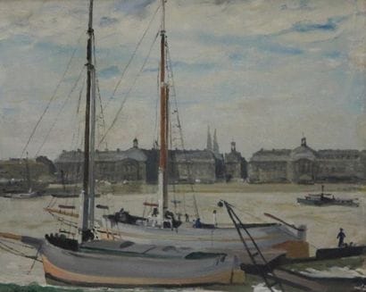 Willem VAN HASSELT (1882-1963)
Les Quais...