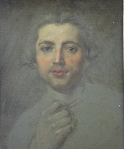 Ecole Française du XVIIIème siècle
Autoportrait...