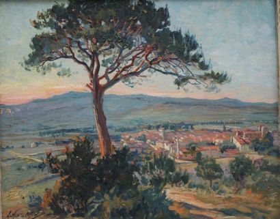 Arthur MIDY (1887-1944)
Vue d'Aniane Huile...