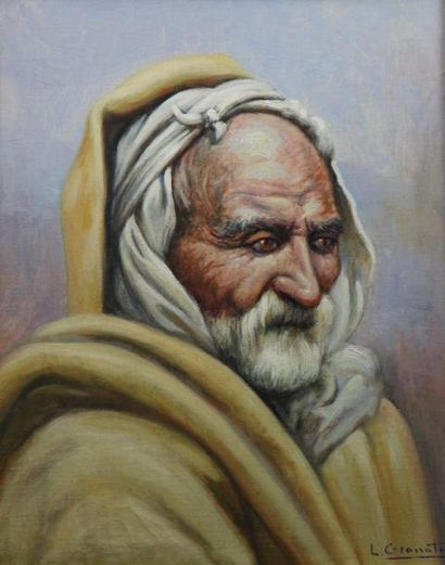 Louis GRANATA (1901-1964)
Portrait d' Oriental...