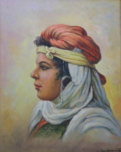 Louis GRANATA (1901-1964)
Portrait d'une...