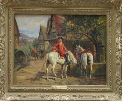 Raymond DESVARREUX (1876-1961)
Cavaliers...