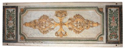 ELEMENT DE BOISERIE d'une chapelle en bois...