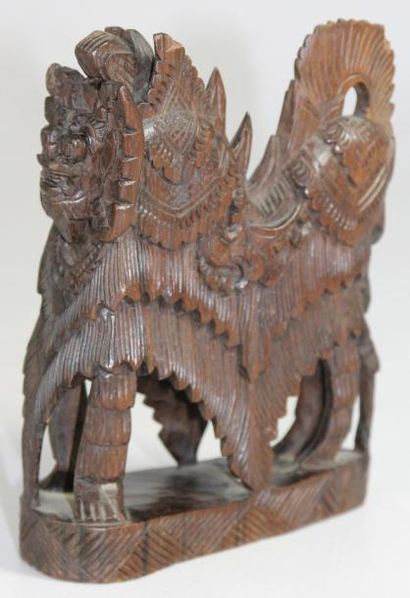 CHINE
SCULPTURE en bois à l' effigie d'un...