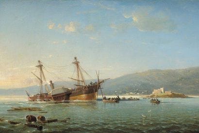 Angelo Costa (1858-1911)
Le naufrage Huile...
