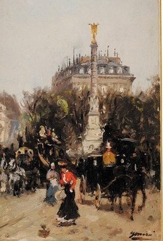 Joaquim MIRO (1849-1914)
Place du Châtelet...