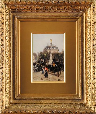 Joaquim MIRO (1849-1914)
Place du Châtelet...