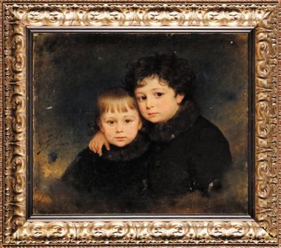 Artur FERRARIS (1856-1936/40)
Portrait d'enfants...