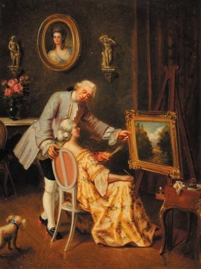 Alfred Henri DARJOU (1832-1874)
La leçon...