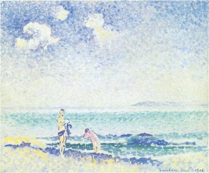 Henri Edmond Cross (1856 -1910)
(*)Baigneurs...