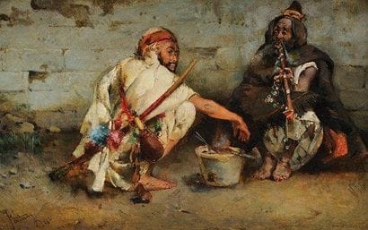 Mariano FORTUNY Y MARSAL (1838-1874)
La Halte...