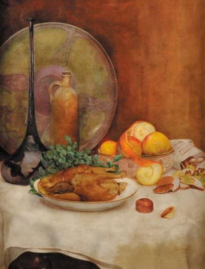 Henri BERGÉ (1870-1937)
Nature morte au vase...