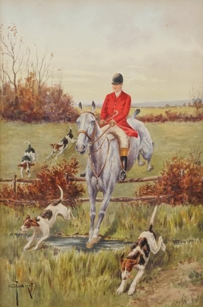 François Joseph GIROT (1873-1916)
Chasse...