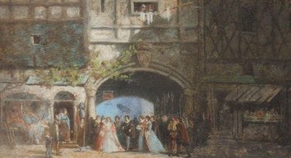 Alexandre DEFAUX (1826-1900)
La Cérémonie...
