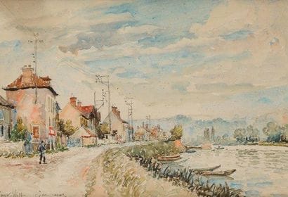 FRANK-WILL (1900-1951)
Paysage de Champagne...