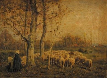 Albert CHARPIN (1842-1924)
Bergère et ses...