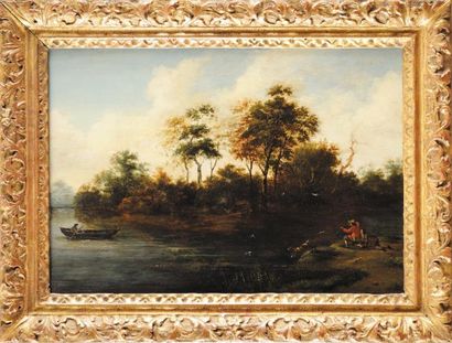 Ecole Hollandaise du 19ème siècle (dans le...
