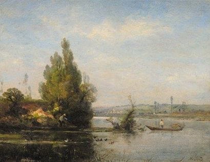 Jules ROZIER (1821-1882)
Rencontre en bord...