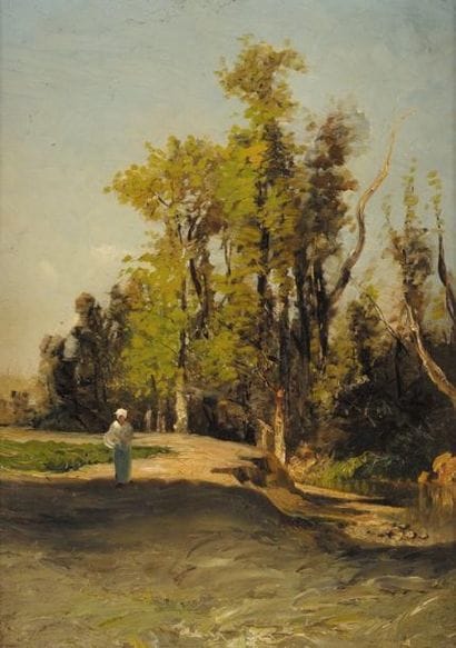 ANDRE MAGLIONE (1838-1923)
Etude dans le...