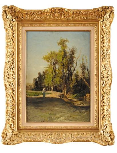 ANDRE MAGLIONE (1838-1923)
Etude dans le...