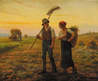 Aimé PERRET (1847-1927)
Le retour des Champs...