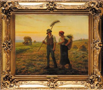 Aimé PERRET (1847-1927)
Le retour des Champs...