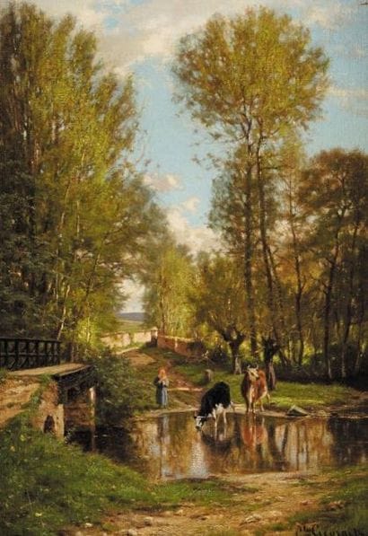Jean-Charles GEORGET (1833-1895)
Les environs...