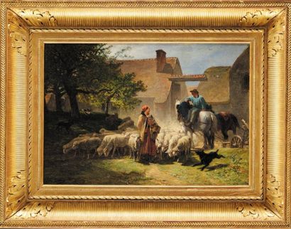 Jules HEREAU (1839-1879)
Rencontre sur la...