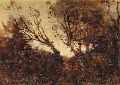 Henri Joseph HARPIGNIÈS (1819-1916)
Paysage...