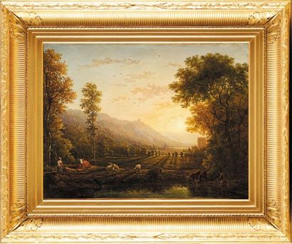 Victor de GRAILLY (1804-1889)
Le repos du...