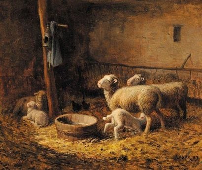 Jules Louis RAME (1855-1927)
La Bergerie...