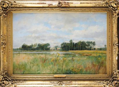 Pierre Emmanuel DAMOYE (1847-1916)
Paysage...
