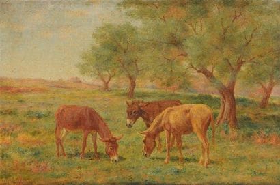 John-Lewis SHONBORN (1852-1931)
Anes aux...