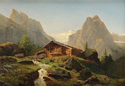 Pierre Alexandre JEANNIOT (1826-1892)
Chalet...