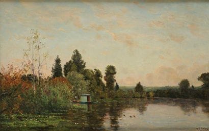 HIPPOLYTE CAMILLE DELPY (1842-1910)
Paysage...