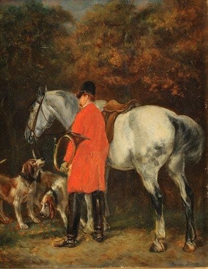 Maurice BLUM (1832-1909)
Le Piqueur Huile...