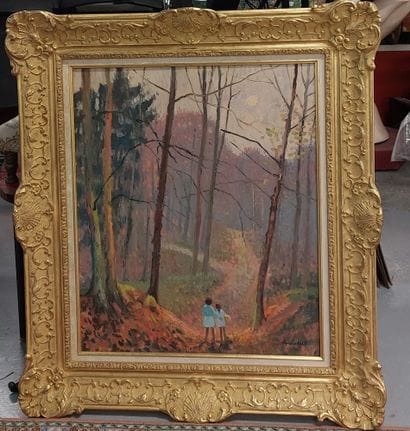 MODERN SCHOOL

Animated undergrowth landscape

Oil...