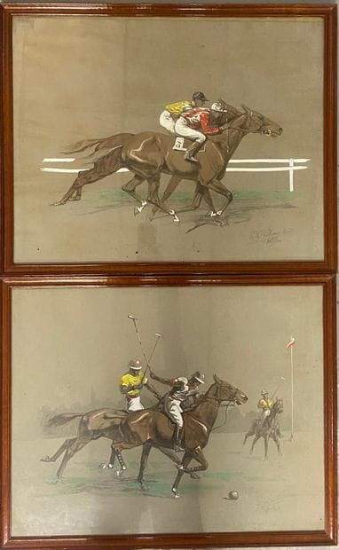 Eugène PÉCHAUBES (1890-1967)

Polo players...