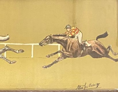Albert FEUILLASTRE (XIX-XX) 

Horse racing...