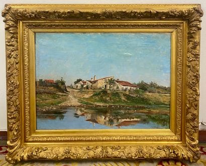 Peter Alfred GROSS (1849-1914)

Farmhouse...