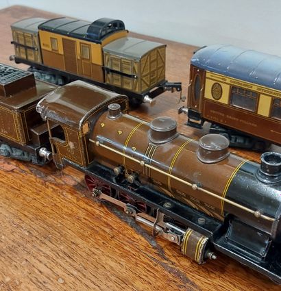 JEP - Coffret FLÈCHE D’OR comprenant locomotive...