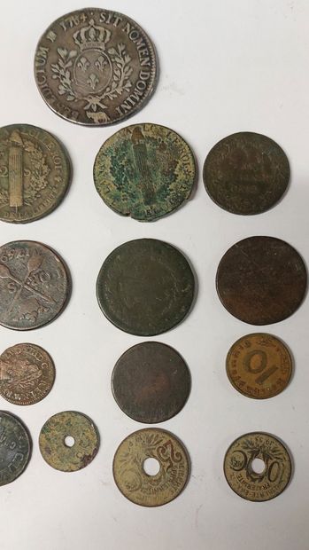 LOT OF VARIOUS ANCIENT PIECES, one in si...