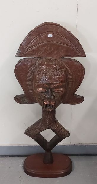 KOTA - GABON

Reliquaire à face convexe en...